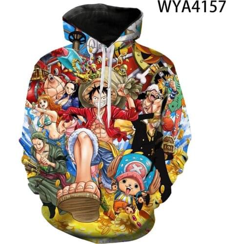 3D Printed One Piece Comic Cartoon Casual Men Women Children Sweatshirts Fashion Pullover Boy Girl Hoodies Streetwear Cool Tops