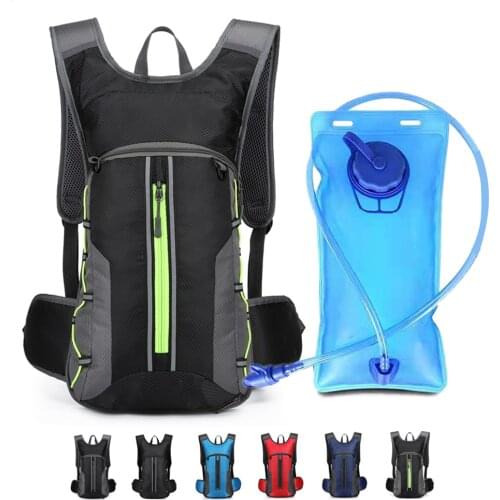 New Bicycle Backpack Waterproof MTB Mountain Bike Water Bag Mens Nylon Outdoor Sport Cycling Hiking Camping Hydration Backpack