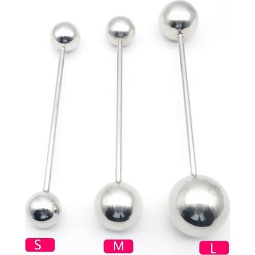 2021 Stainless Steel Anal Beads Butt Plug Wand Prostate for Men and Women Massager Vaginal Anus Dilator Adult Erotic Sex Toys