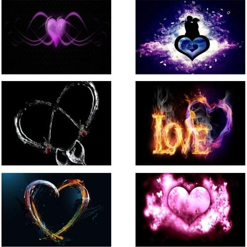 5D Diy Diamond Painting Love Heart Kit Set Full Round Drill Diamond Embroidery Mosaic Cross Stitch Home Decoration