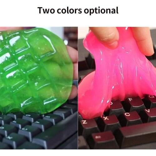 Car Cleaning Glue Cleaner Gel Keyboard Cleaning Gel Super Clean Slimy Gelatin Clean Auto Dashboard Tools Car Detailing Products