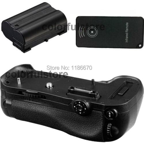 FREE SHIP+TRACK Vertical Battery Grip Fit For Nikon D800 D800E DSLR Camera + IR Remote + 1 x EN-EL15 battery, replace of MB-D12