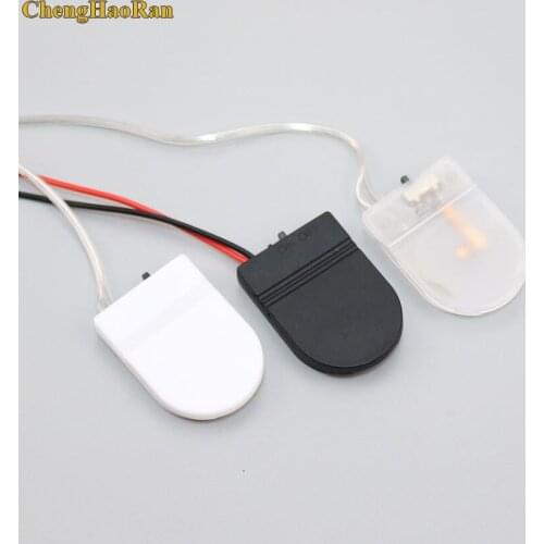 ChengHaoRan 5Pcs CR2032 Button Coin Cell Battery Socket Holder Case Cover With ON/OFF Switch 3V x1 6V battery Storage Box