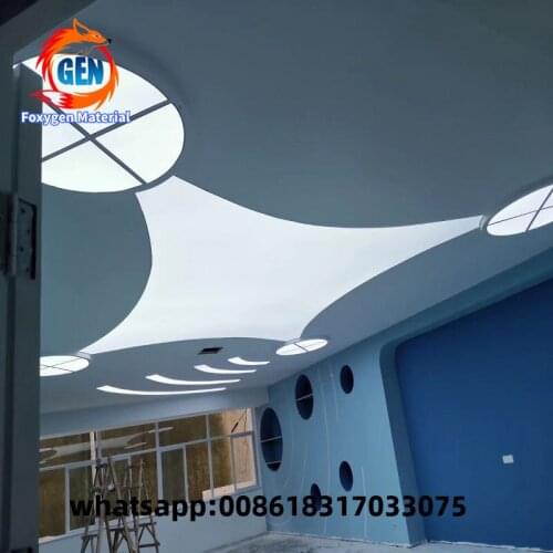 Factory supplying thousands pop designs pvc ceiling tile stretch ceiling for decoration