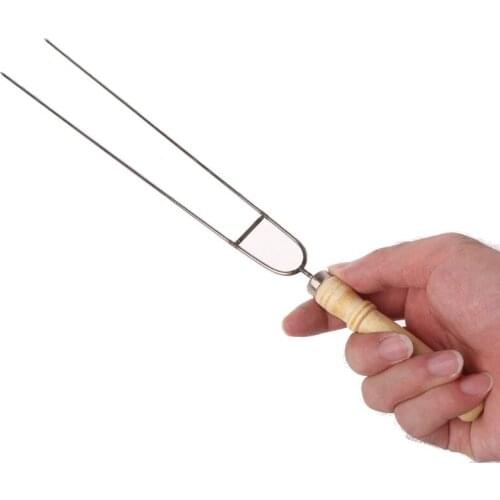 Barbecue Tools 6 Pcs Set Stainless Steel Meat Grill U Shape Fork Outdoor Cooking