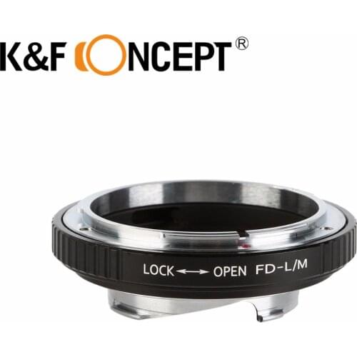 K&F CONCEPT Lens Mount Adapter FD to L/M Lens Mount Adapter for Canon FD Lens to Leica M Mount DSLR Camera Body