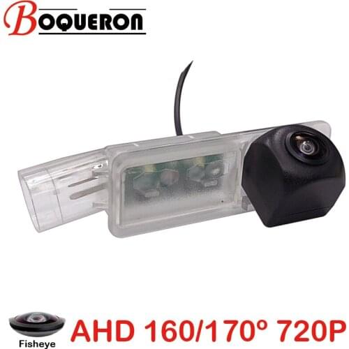 Fisheye 720P HD AHD Car Rear View Reverse Camera for Volkswagen Beetle Eos Lamando T-ROC MAGOTAN Coccinelle Maggiolino Fusca