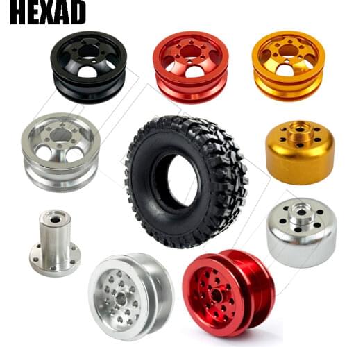 Metal Upgrade Shockproof Wheel Tire Skin Suitable For WPL C14 C24 B14 B24 B16 B36 6-Wheel Drive Remote Control Car Spare Parts