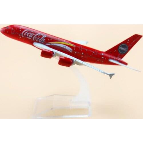 16cm Alloy Metal Red Air Malaysia Airlines Airbus 380 A80 Airways Plane Model Aircraft Airplane Model w Stand Gift