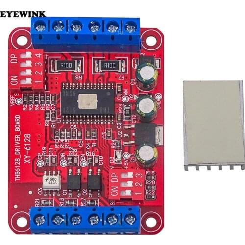 THB6128 Stepper Motor Driver Module DIP Switch Double Full-Bridge MOSFET Driver 2A 36V Automatic Half-Flow Lock