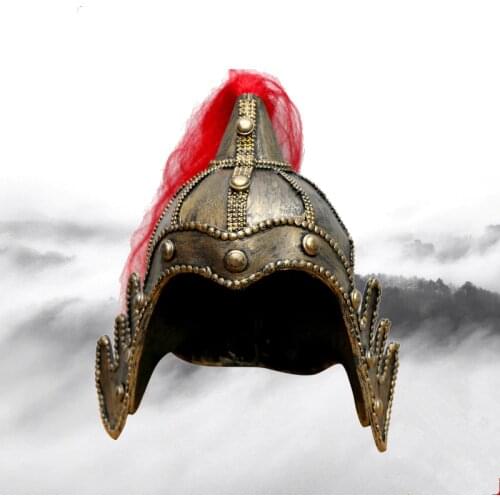 Mens foamed plastic ancient warriors hat soldier cosplay hat vintage helmet halloween cosplay general hat