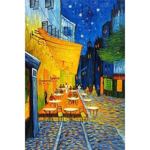 DIY Vincent Willem Van Gogh Night Sky In The Picture 5D Diamond Painting Kit Art Picture Craft Home Decor