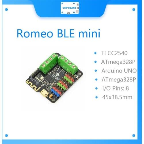 Romeo BLE mini - Small Arduino Robot Control Board with Bluetooth 4.0