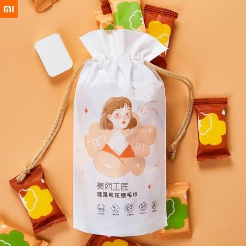 24Pcs Xiaomi JordanJudy Disposable Towel Compressed Portable Travel Nonwoven Face Towel Water Wet Wipe Outdoor Moistened Tissues