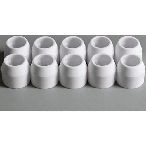 Panasonic P80 Plasma Cutting Cutter Torch Consumables Alumina Nozzle Ceramic Shield Cup 10pcs