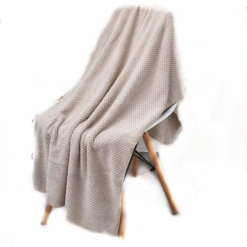 Microfiber Pineapple Grid Rectangle All Seasons Baby Bath Towel Kids Summer Blanket Childrens Gift