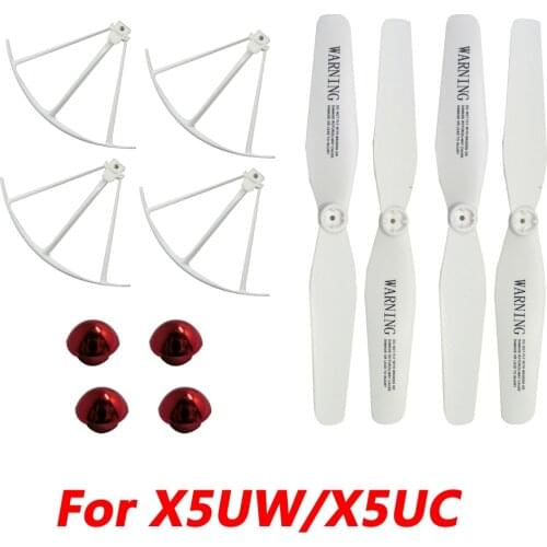 RC Drone X5UW Propeller Protective Grard Blade Fixed Cover Spare Part for Syma X5UW X5UC RC Quadcopter Spare Part Set Accessory