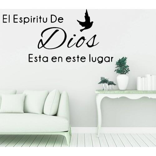 Religion Wall Decals Decor For Living Room Background Wall Vinyl Nursery Kids Bedroom Interior Wardrobe Ceiling Stickers Y536