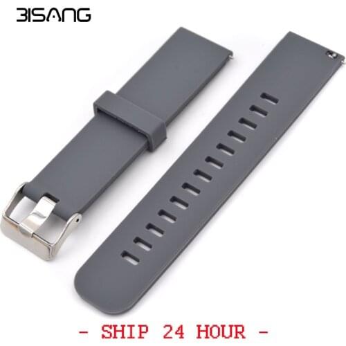 Soft Silicone Replacement Sport Watch Wrist Band Strap for Cookoo2 Watch Pebble Time LG MOTO360 2rd Generation Watchbands Belt