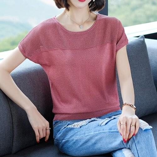 Stinlicher Women's Silk T-Shirts