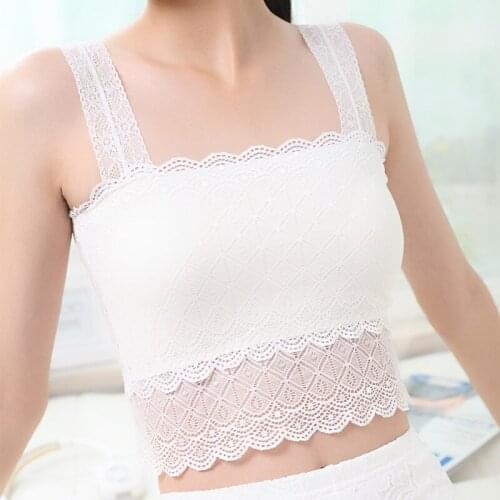 HELIAR Laced Up Tops Women Underwear Sexy Solid Straps Stretchy Tops Women Sexy Cottons Crop Tops For Women