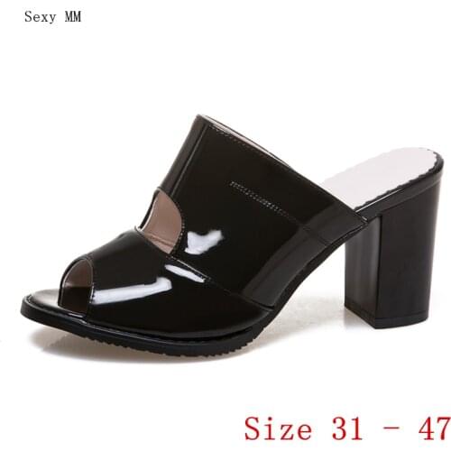 Women High Heel Sandals Shoes Woman High Heels Gladiator Sandals Pumps Small Plus Size 31 32 33 - 40 41 42 43 44 45 46 47