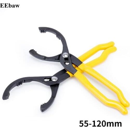 1pcs 12 inch Adjustable Oil Filter Wrench Pliers Long Handle Grip Wrench Plier Oil Filter Spanner Household Hand Tool