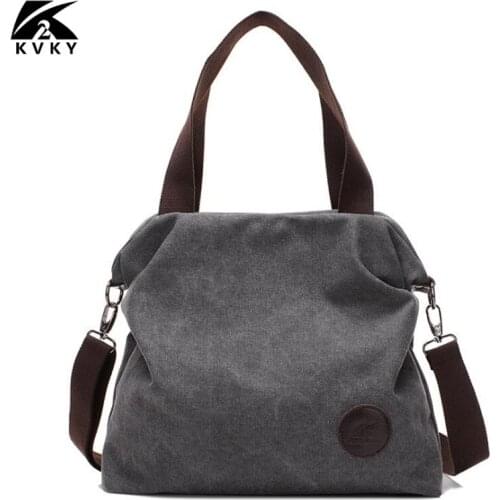 2018 Rushed Soft Bolsos Mujer Bolsas Feminina Kvky Women Handbags Shoulder Bags New Messenger Bag High Capacity Canvas Toes