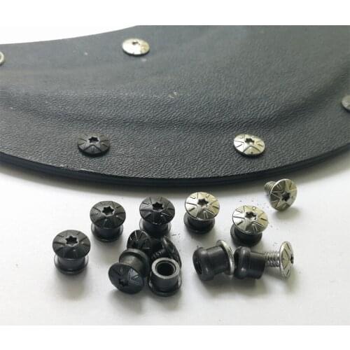 20 set/bag , Stainless steel screws fastener for 2.0mm (0.08") Kydex plank of knife scabbard 6mm hole