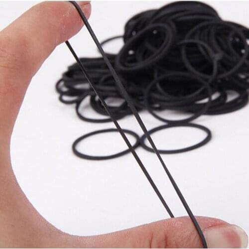 500 pcs/ Pack 40mm Black Rubber Band Elastic Office School Home Accessory Packaging Rubber Rings Free Shipping