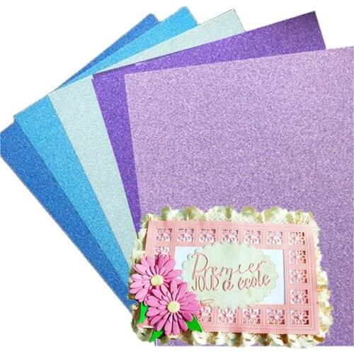 A4 250gsm Scrapbooking Paper Pads Cardstock pack Background Glitter Paper Card Paper Origami for DIY Art Craft stamp dies