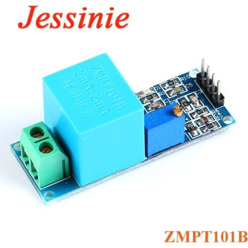 AC Current Sensor ZMPT101B High Precision Current Transformer Board Module Single-Phase Voltage 2mA Sensor Module for Arduino