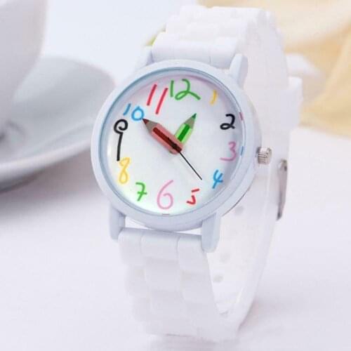 2021 Children Wrist Watches Intelligent Digital Fashion Kids Watches Pencil pointer Quartz Boys Girls Students All-Match Watch