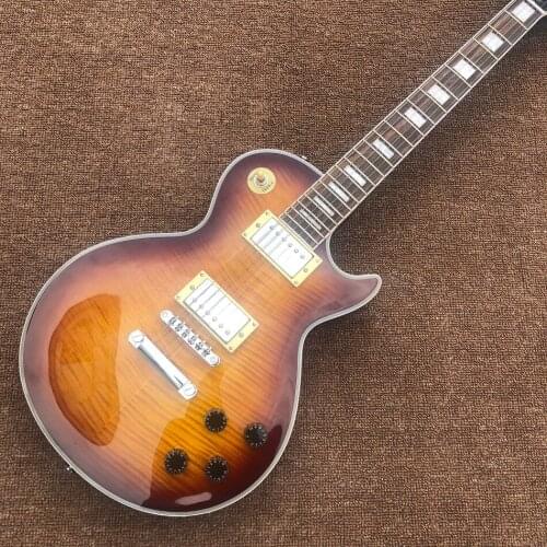 Hot sale Electric guitar,High quality,Maple top,Ox hair color,Rosewood fingerboard,Free shipping