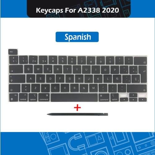 New Laptop A2338 Spanish tecla Keycaps For Macbook Pro Retina 13" M1 2020 Keys Key Cap Keyboard Repair EMC 3578
