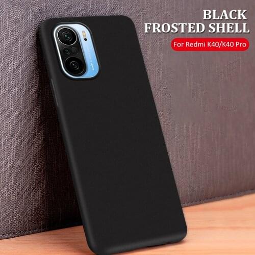 Matte Case For Xiaomi POCO F3 Case TPU Soft Silicon Phone Case For Xiaomi Poco F3 X3 Pro NFC Cover Black For Redmi K40 Pro Cover