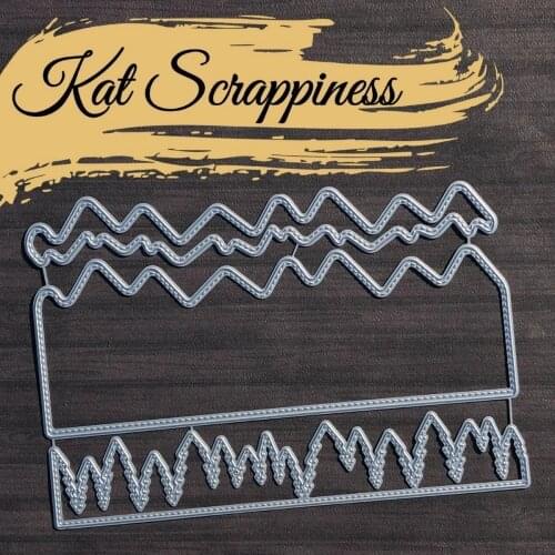 Metal cutting dies Mountain Scape cut die mold card Scrapbook paper craft knife mould blade punch stencils