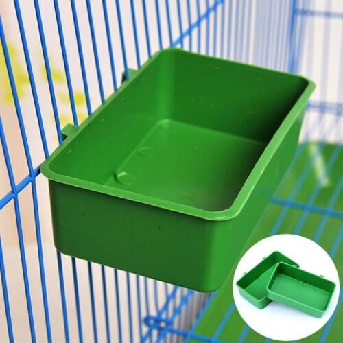 Multifunction Creative Green Food Tray Parrot Bathtub Animal Cage Standing Wash Shower Box Bird Toys Pet Bird Cleaning Products
