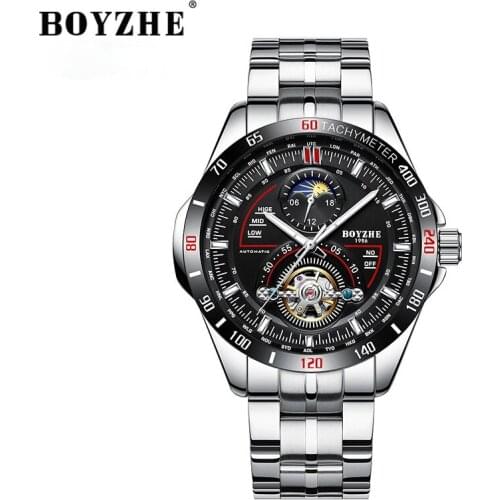 Fashion business man watches big calendar mechanical watch the tourbillon watches