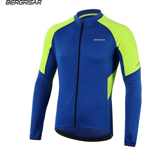 2019 Men Long Sleeve Cycling Jersey Spring Downhill MTB Mountain Bike Shirts Bicycle Clothing Quick dry BG012