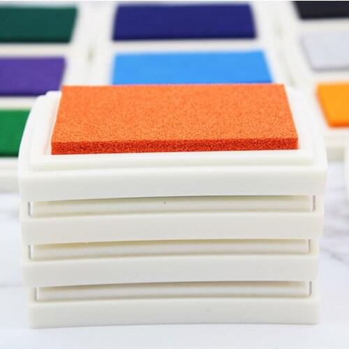 New Ink Pad Inkpad Fingerprint For Rubber Stamps DIY Printing Craft Wood Fabric Paper