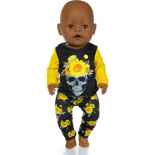 New Halloween costume Doll Clothes Fit For 43cm baby Doll clothes reborn Doll Accessories