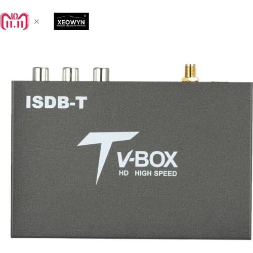 Single antenna Car Digital TV Box HD ISDB Full Seg Receiver ISDB-T Mini Mobile Digital TV Receiver for Japan brazil chile Peru