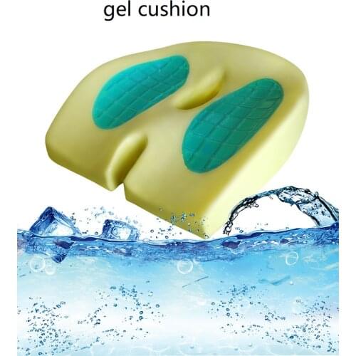 Cool Pillow Sciatica Pad Seat Cushion Orthopedic Pad Non-slip Sitting Cushion Relief Tailbone Pain Foam Hollow Seat Pad