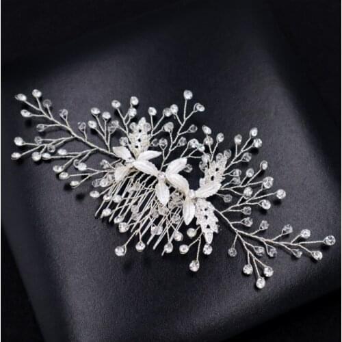 Rhinestone Hair Comb Bridal Headband Wedding Hair Accessories Crystal Rhinestone Hair Comb Hairband Wedding Hair Jewelry