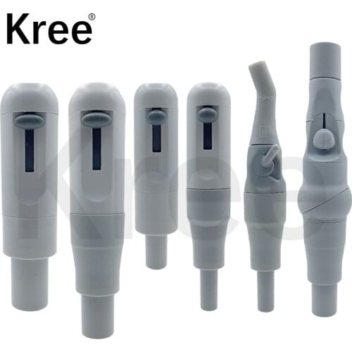 Grey Universal Saliva Swivel Sucker Suction Handle With Adjustable Valve Strong Weak Suction Autoclavable Dental Tool