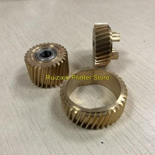 Compatible printer fuser gear gear for ricoh MP7500 2075 8000 8001 8002 7502 copier copper upper gear 3pc/set 1set/lot