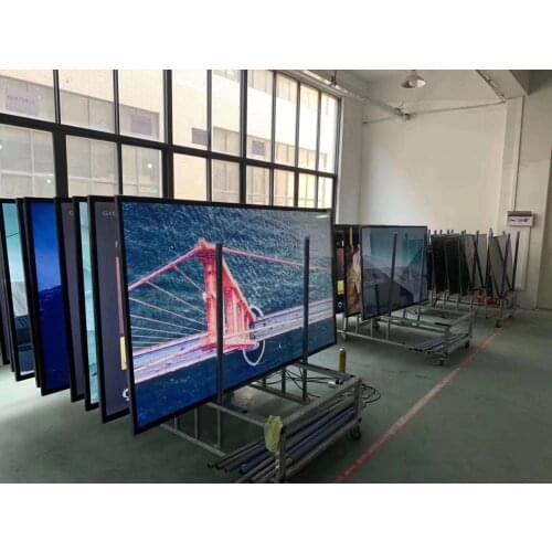 Flat Screen wifi Televisions Custom 55 65 inch 4k led television smart tv