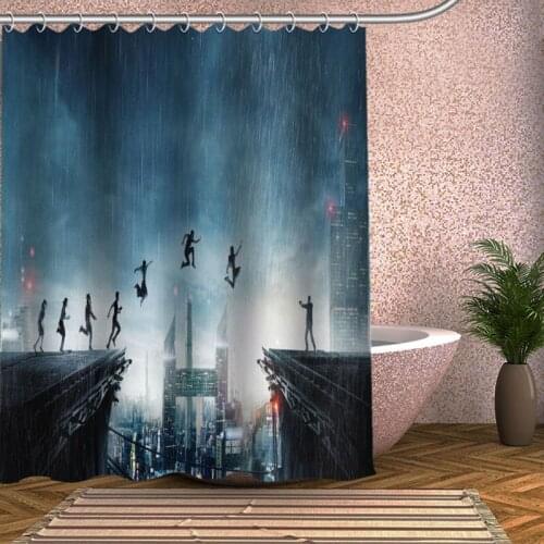 What Happened to Monday Shower Curtain Eco-friendly Modern Fabric polyester Custom Bath Curtains Home Decor Curtains