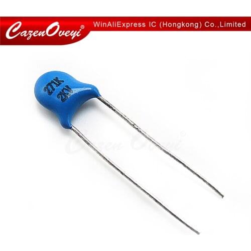 10pcs/lot High voltage ceramic capacitor 2KV271K 271K 2KV DIP-2 In Stock